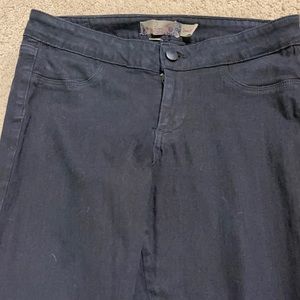 Paige black straight jeans